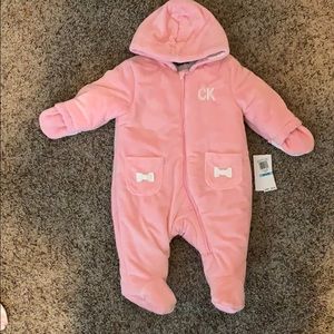 Infant girls winter onesie